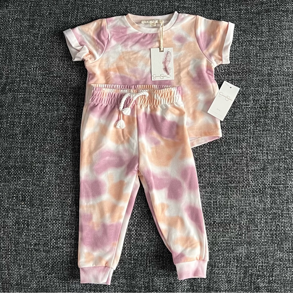 NWT Jessica Simpson Tie Dye Set Size 12 Months
